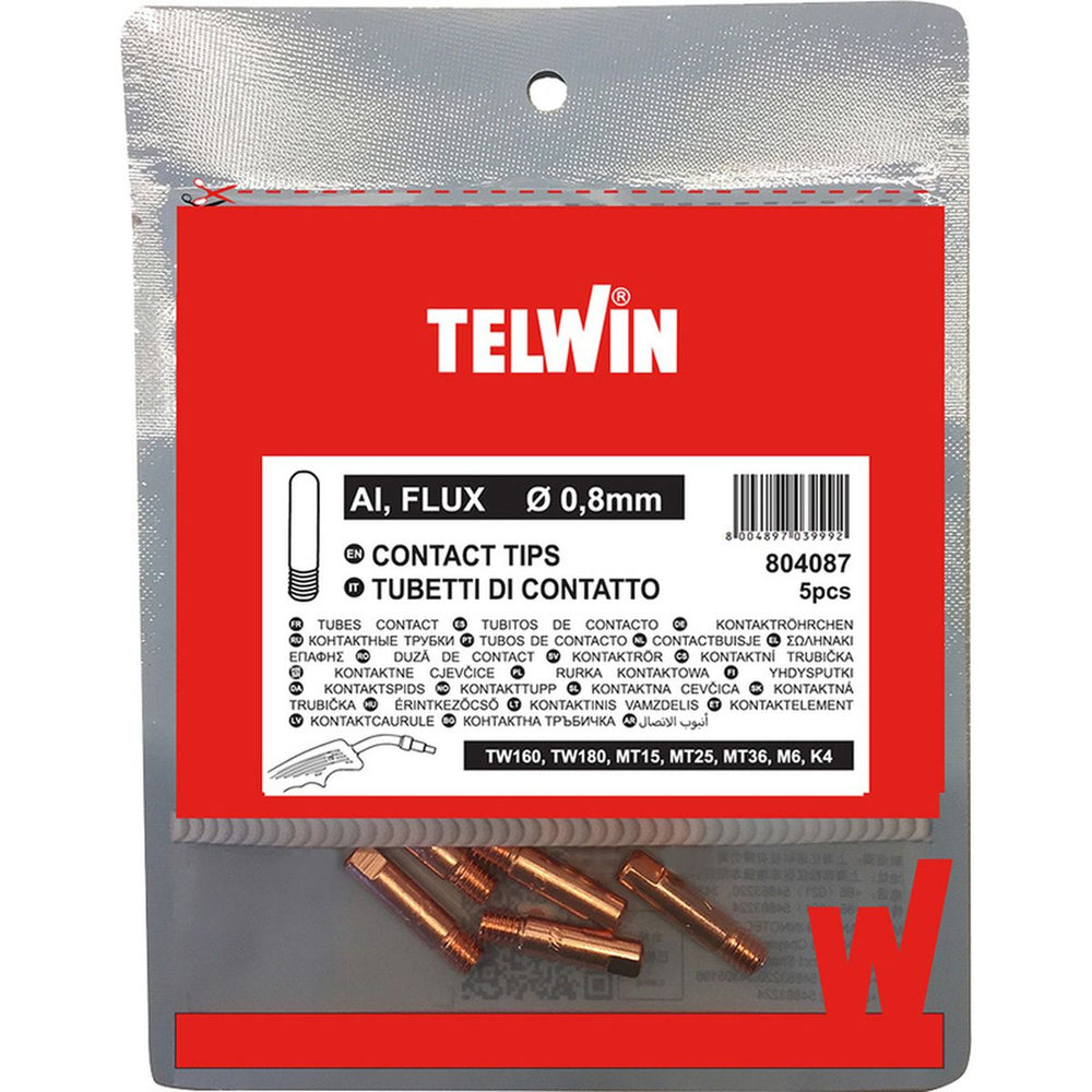 Los consejos de soldadura de aluminio/flux de Telwin nuevo — Nuevo