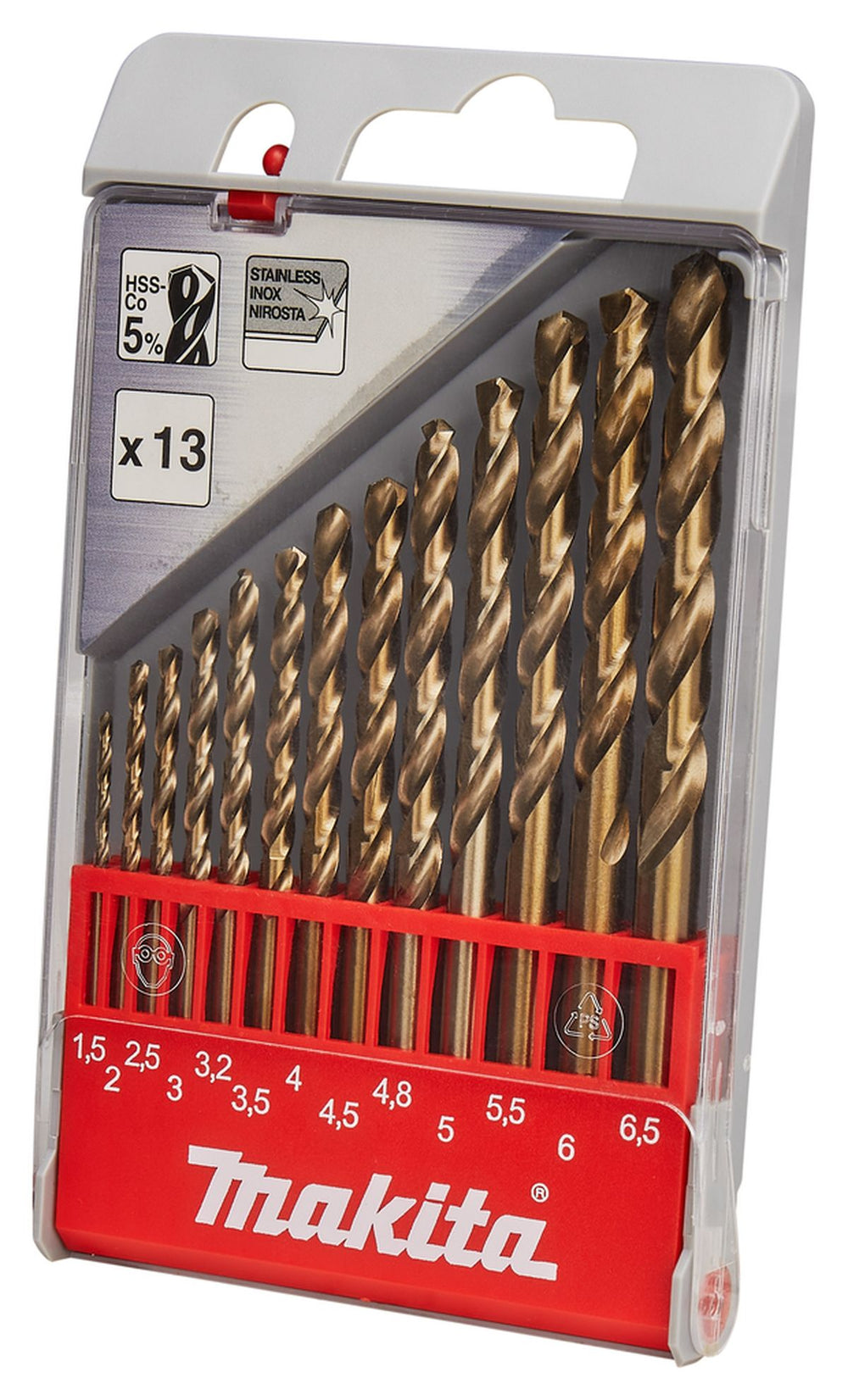 Conjunto de brocas de metal Makita de 13 piezas D-57180 nuevo — Nuevo