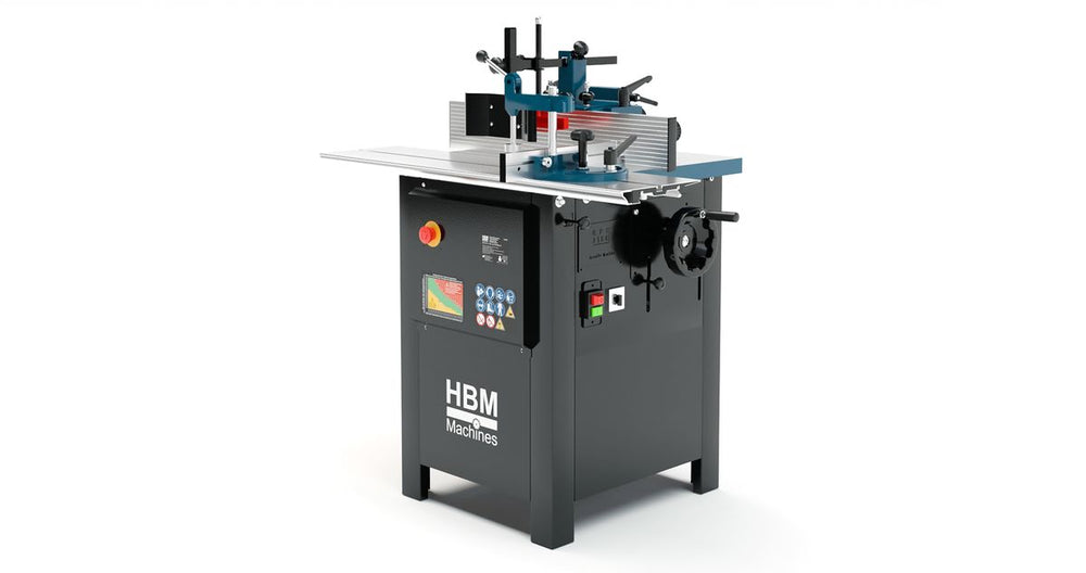 Máquina de fresado de madera HBM 1500 vatios 230 voltios nuevo — Nuevo