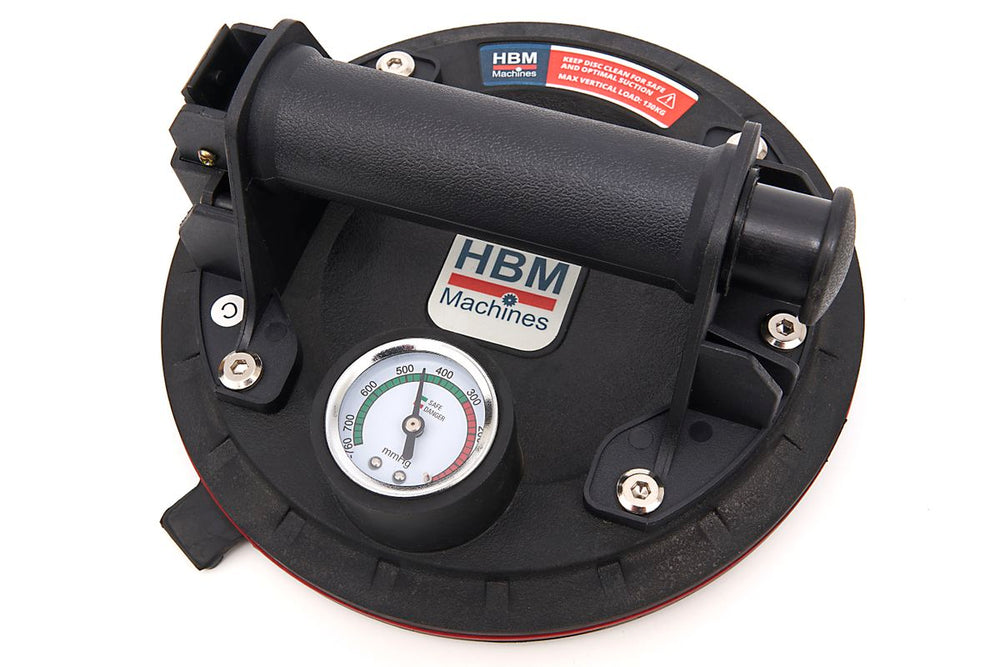 HBM 200 mm. Gancho de cerámica con bomba de vacío 110 kg. nuevo — Nuevo