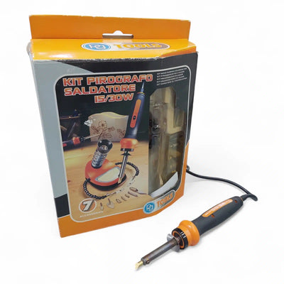 KIT PIROGRAFO SALDATORE PG TOOLS 15/30W + CAJA de segunda mano — Como nuevo