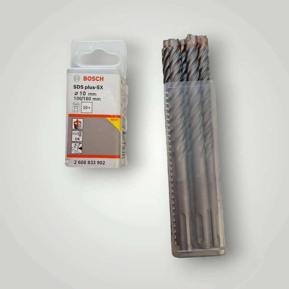 JUEGO DE 10 BROCAS BOSCH SDS PLUS 5X 10MM de segunda mano — Como nuevo