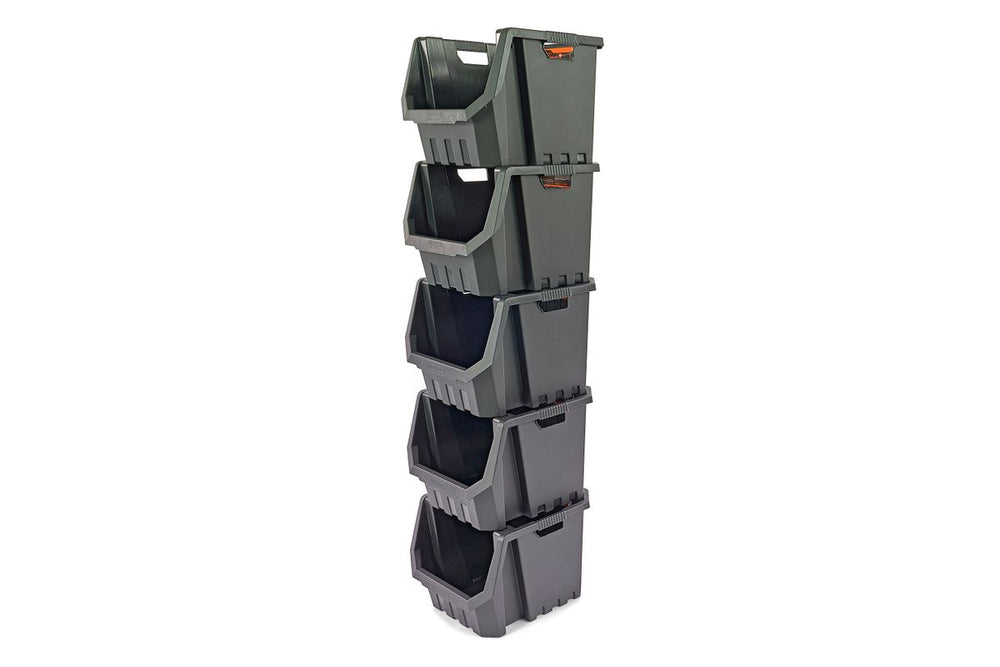 Caja de almacenamiento profesional Tactix, caja apilable 45,5 x 58 x 40 cm nuevo — Nuevo