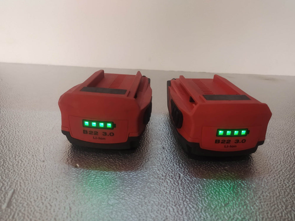 HILTI BATERÍA B22 3.0 DE 22 V (Pack 2 unidades) de segunda mano — Bueno