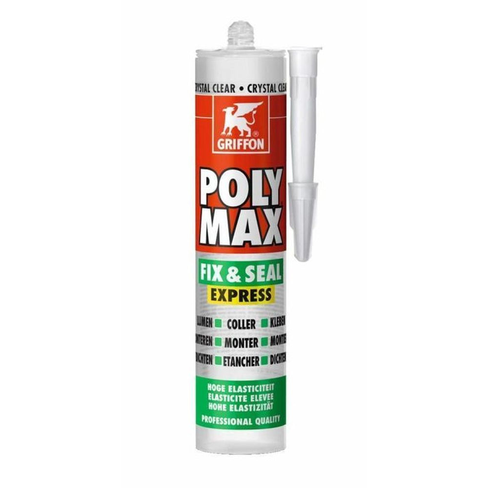 Griffon Poly Max fix & seal express 300gr transparente nuevo — Nuevo