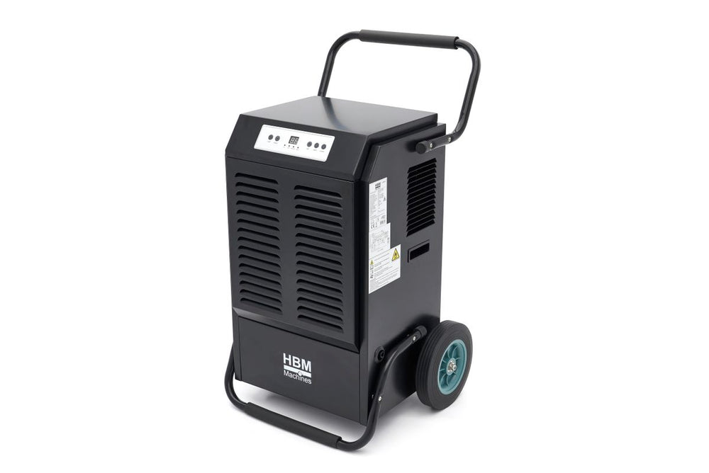 HBM deshumidificador de obra profesional, deshumidificador de aire, captador de humedad 90 litros, 1080 Watt nuevo — Nuevo