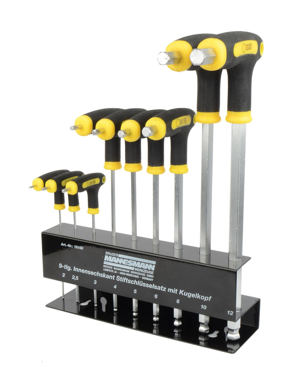 Mannesmann Inbus T-Greepset 9 Delig - 18150 nuevo — Nuevo