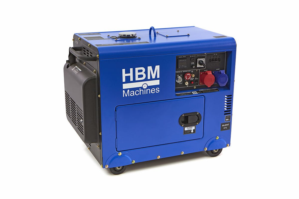 HBM generador de reserva con motor diésel de 498 cm³ 400V/230V/12V 7900W nuevo — Nuevo