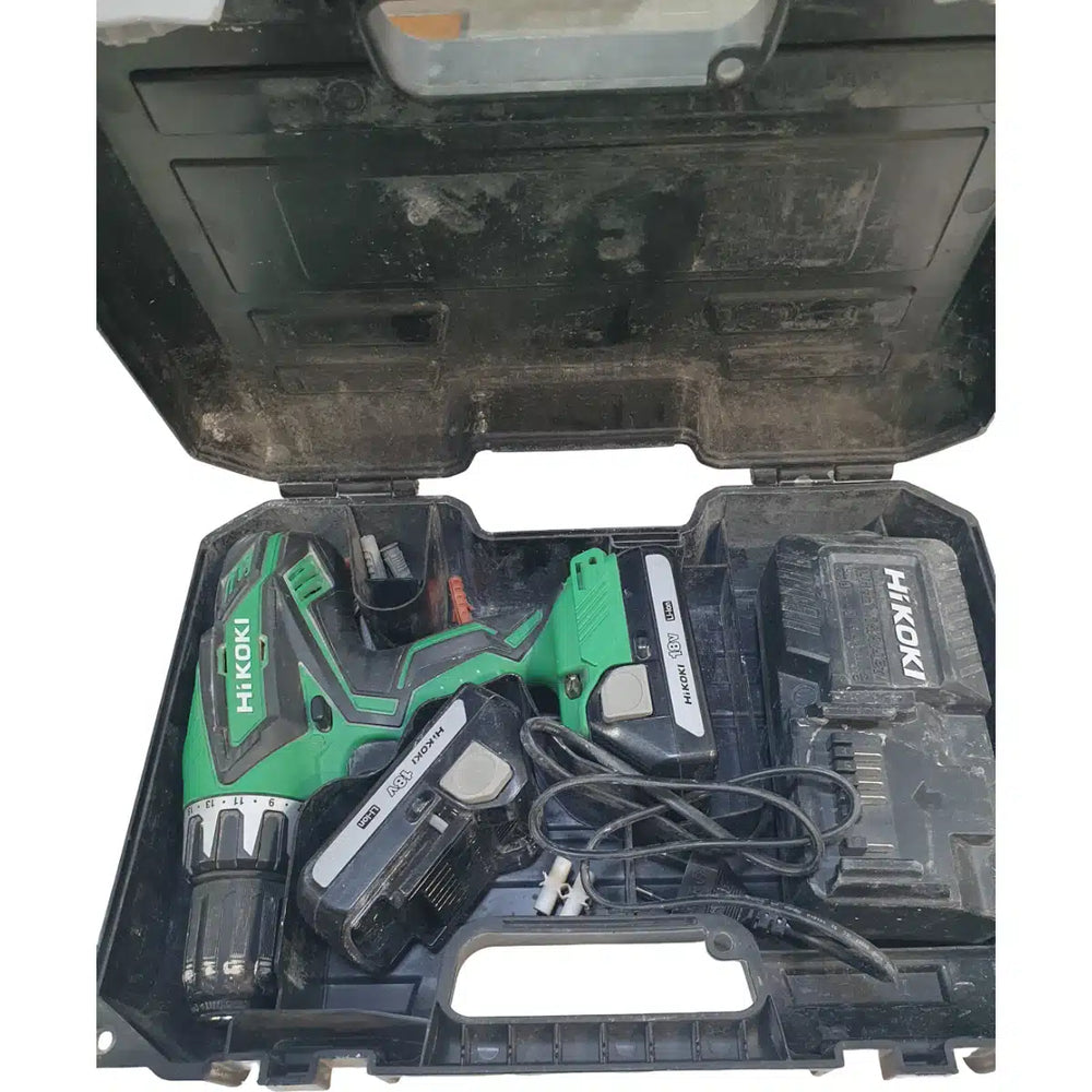 HiKOKI DV18DJL – 18V – Verde/Negro— Verificado de segunda mano · Herramienta especializada — Bueno