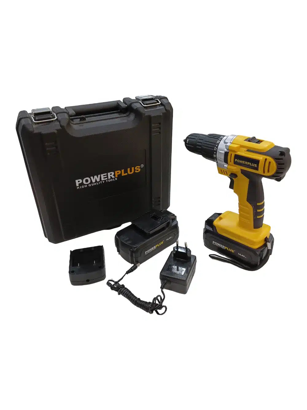 PowerPlus X0032 – Taladro Inalámbrico con Maletín + 2 Baterías - verificado de segunda mano · Taladros — Bueno