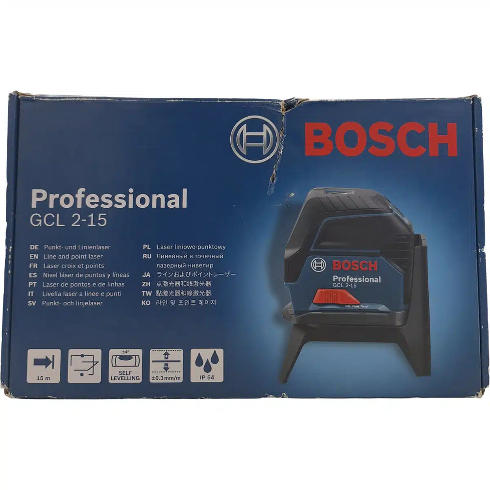 BOSCH GCL 2-15 Professional Láser Combinado de segunda mano · Medición