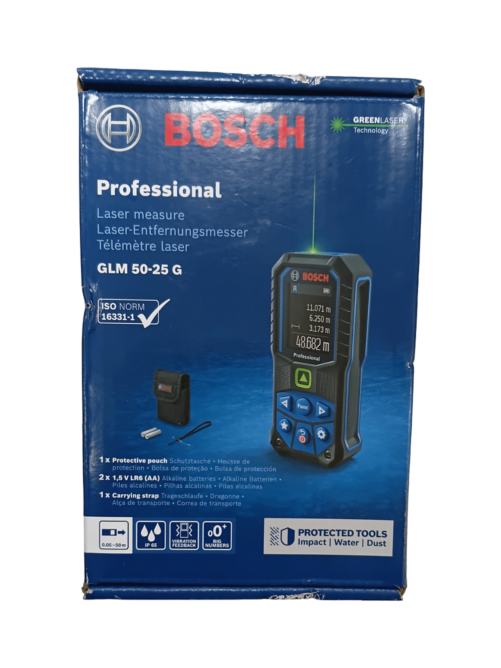 Bosch GLM 50-25 G Medidor Láser Profesional - Verificado de segunda mano · Medición — Bueno