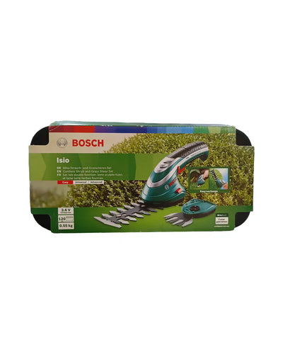 Bosch ISIO 3,6V Tijeras Cortacésped y Cortasetos Inalámbricas con Batería de segunda mano — Bueno