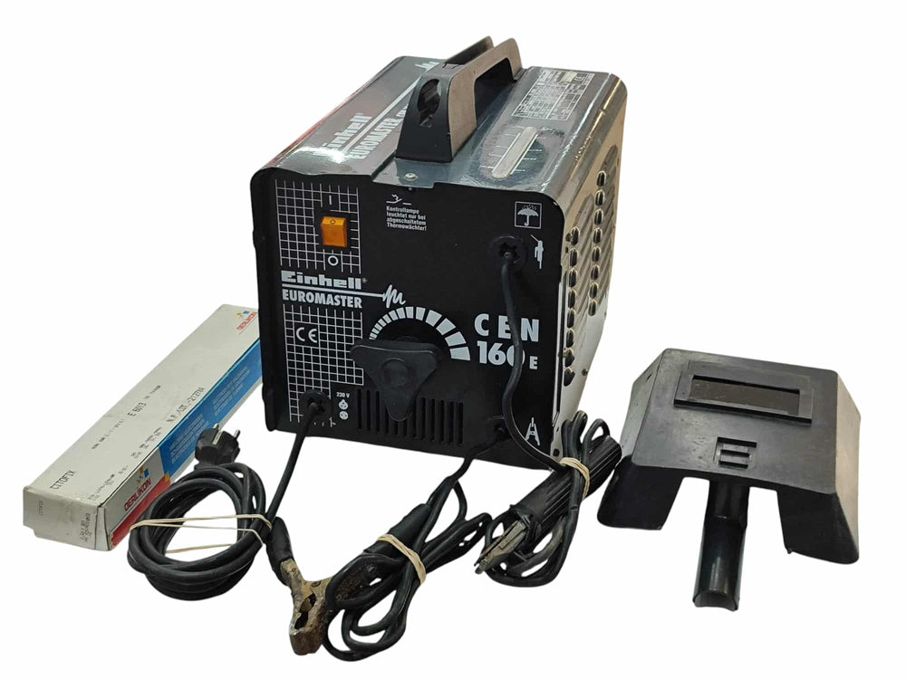 GRUPO SOLDADURA EINHELL EUROMASTER CEN 160 + MASCARA Y PUNTAS de segunda mano — Como nuevo