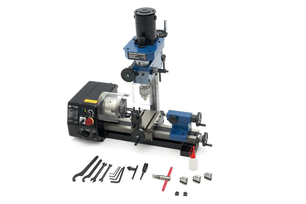 HBM mini torno para metal 140 x 250 compact Bf nuevo — Nuevo