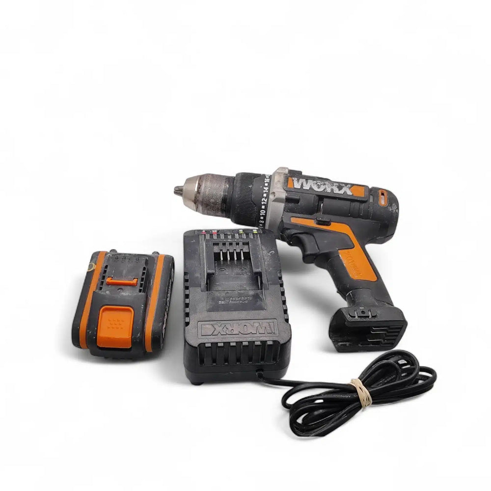 ATORNILLADOR WORX WX372.4 20V + CARGADOR de segunda mano · Atornilladores — Bueno