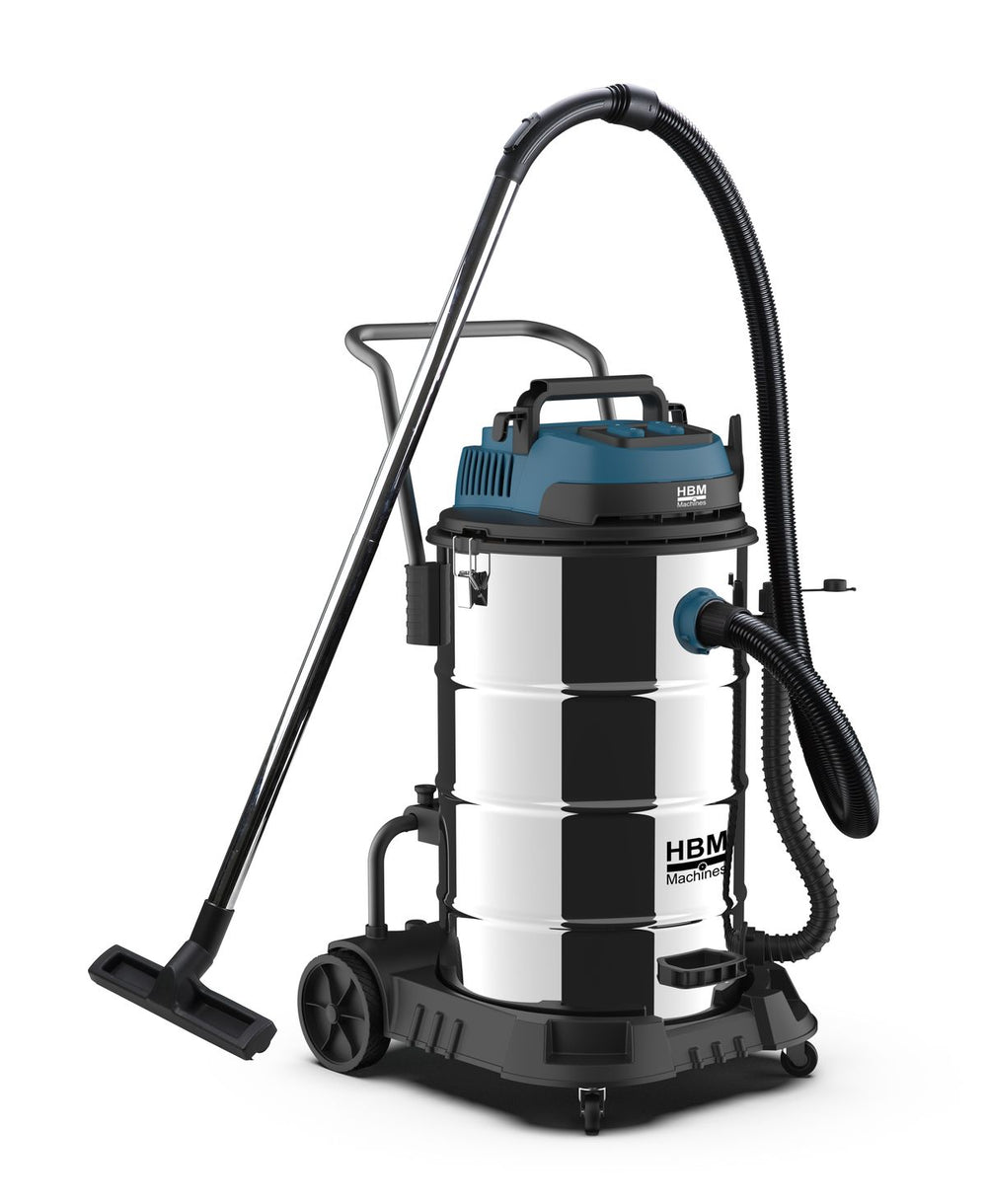 HBM Aspiradora de obra húmedo/seco 2x1200W 80L nuevo — Nuevo