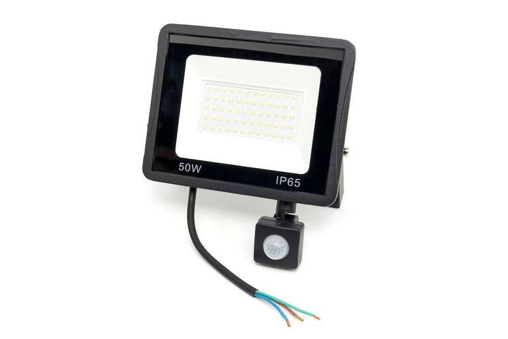 HBM Led Lámpara de Construcción con Sensor 50 Watt – 4000 Lumen, 6500K nuevo — Nuevo