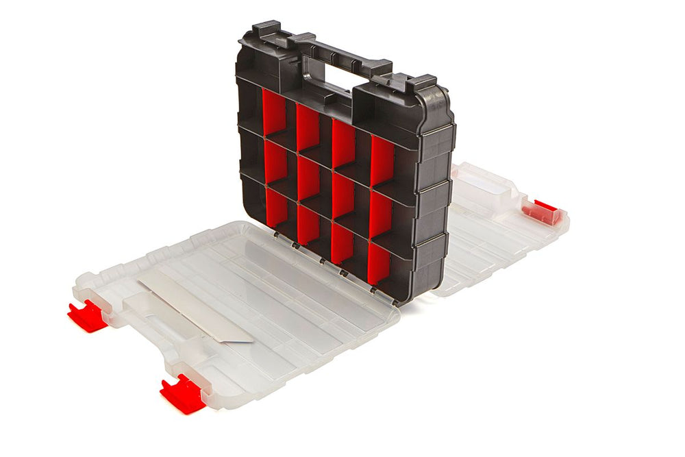 HBM caja de surtido doble cara 32 x 26 x 8 cm, con 30 compartimentos nuevo — Nuevo