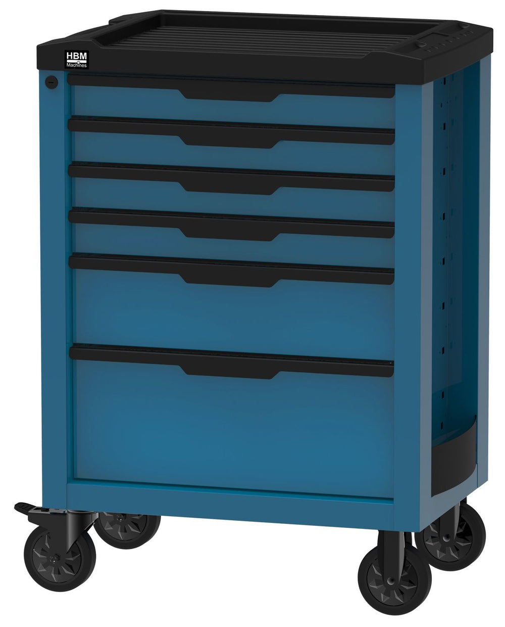Carro de herramientas HBM 6 cajones, 70,8 cm, azul nuevo — Nuevo