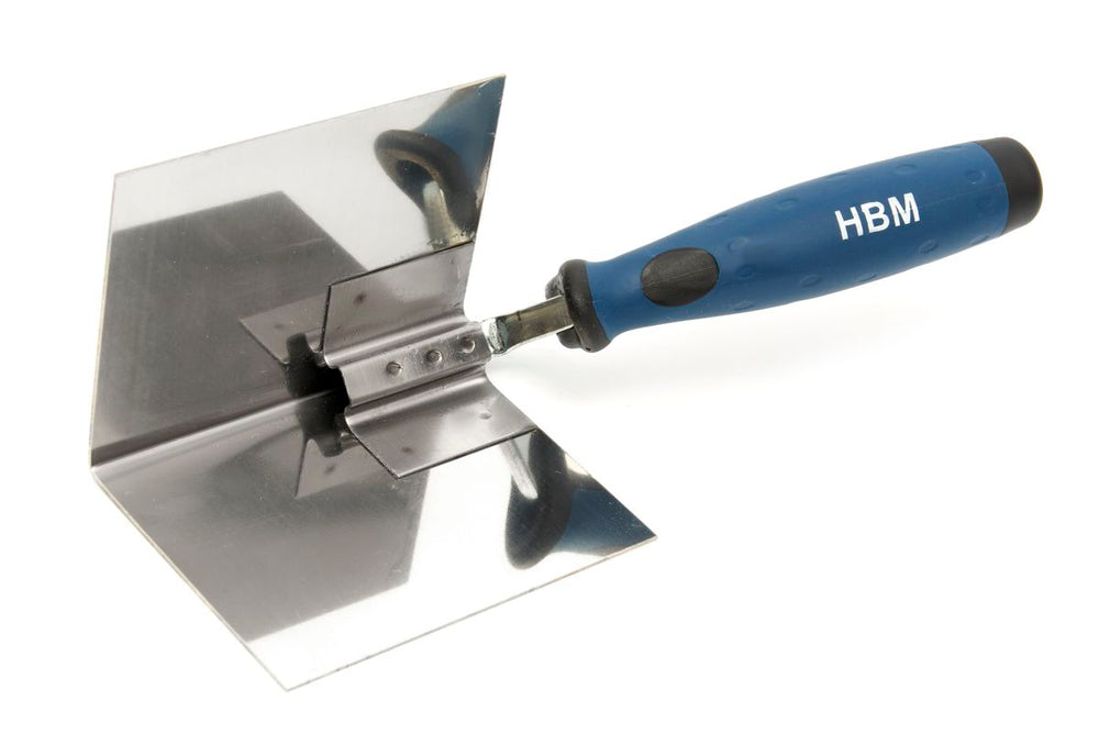 Pala de esquina HBM de acero inoxidable de 100 mm nuevo — Nuevo