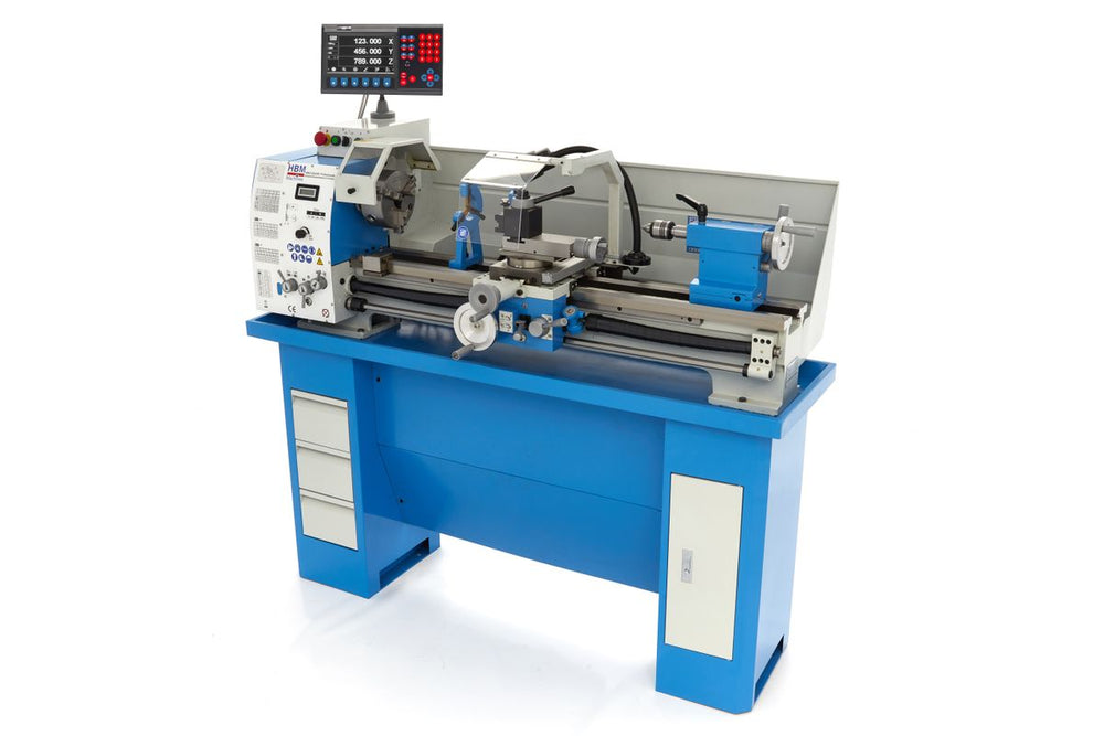 HBM torno para metal 320 x 900 Dro vario nuevo — Nuevo