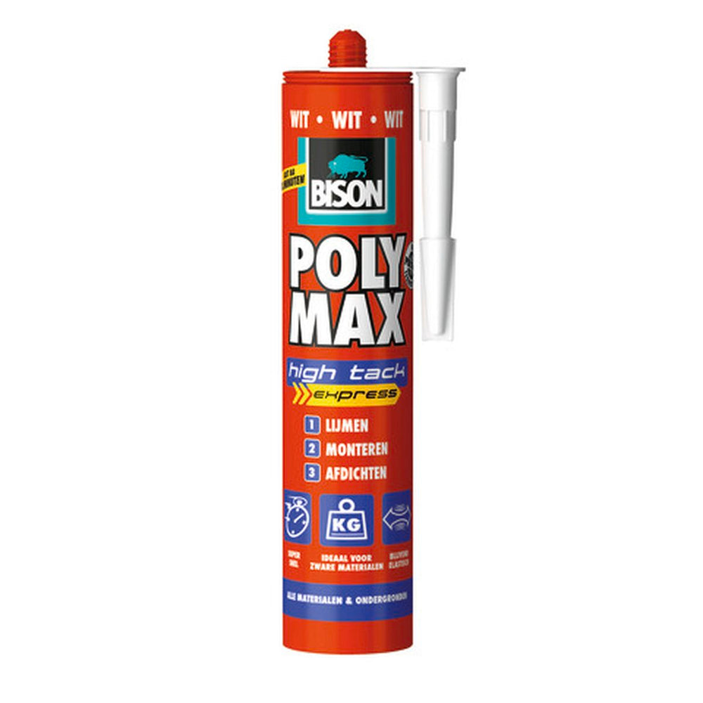 Bison Poly Max® High Tack Express 425 g tubo blanco nuevo — Nuevo