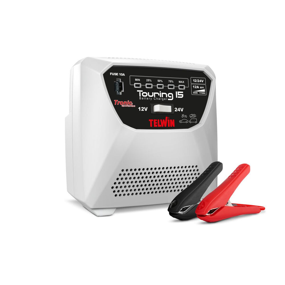 Telwin cargador de batería Touring 15 230V 12V/24V nuevo — Nuevo