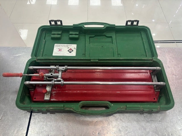 CORTADORA AZULEJOS MANUAL RUBI TS 50 + MALETIN de segunda mano — Como nuevo