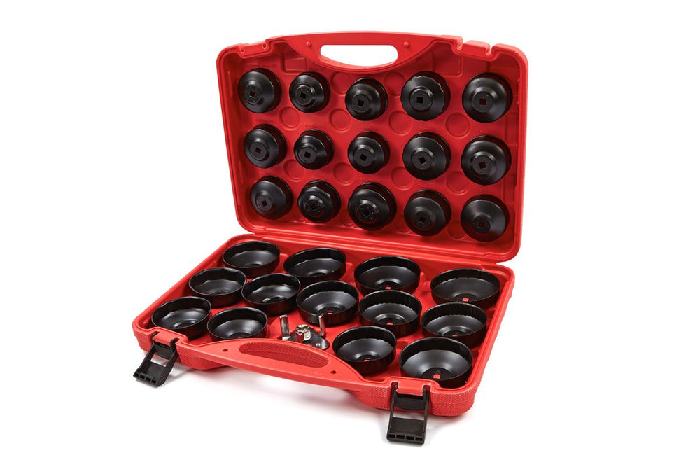 Conjunto de desmontaje de filtros de aceite HBM de 30 piezas - conjunto de tapas para filtros de aceite nuevo — Nuevo