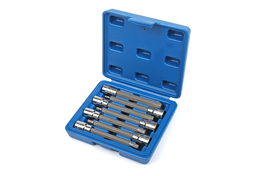 Conjunto de llaves hexagonales largas de 3/8 pulgadas HBM de 7 piezas 3 – 10 mm Modelo 2 nuevo — Nuevo