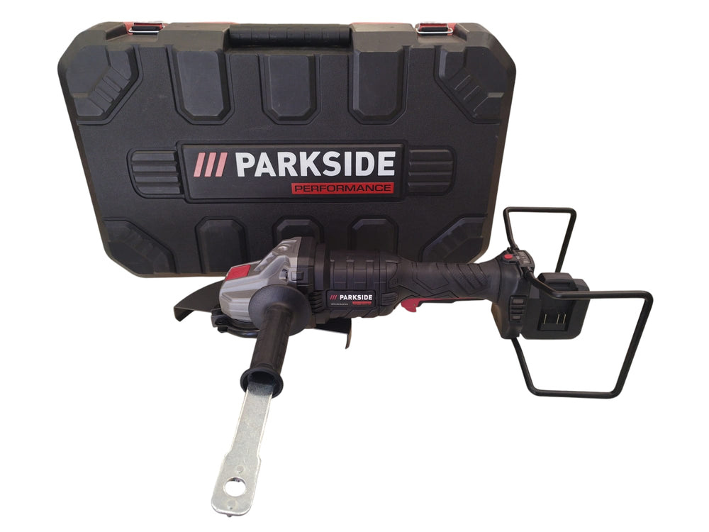 AMOLADORA PARKSIDE PERFORMANCE PWSAP 40-LI A1 A ESTRENAR + MALETÍN de segunda mano · Amoladoras — Como nuevo