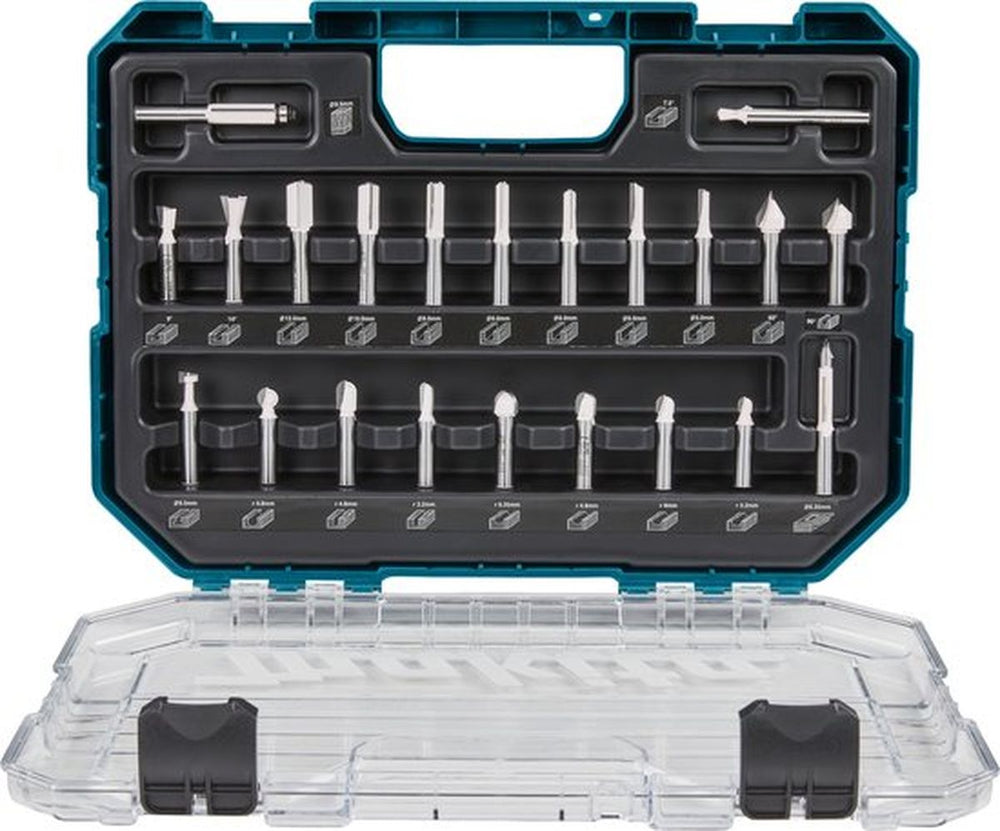 Juego de fresas Makita de 8 mm, 22 piezas, D-74784 nuevo — Nuevo