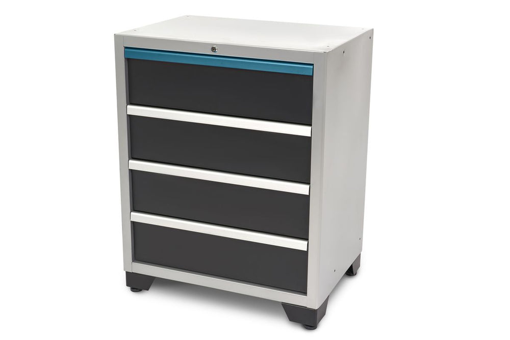 HBM 4 Cajones Deluxe Caja de herramientas Profesional para Organización del Taller negra azul nuevo — Nuevo