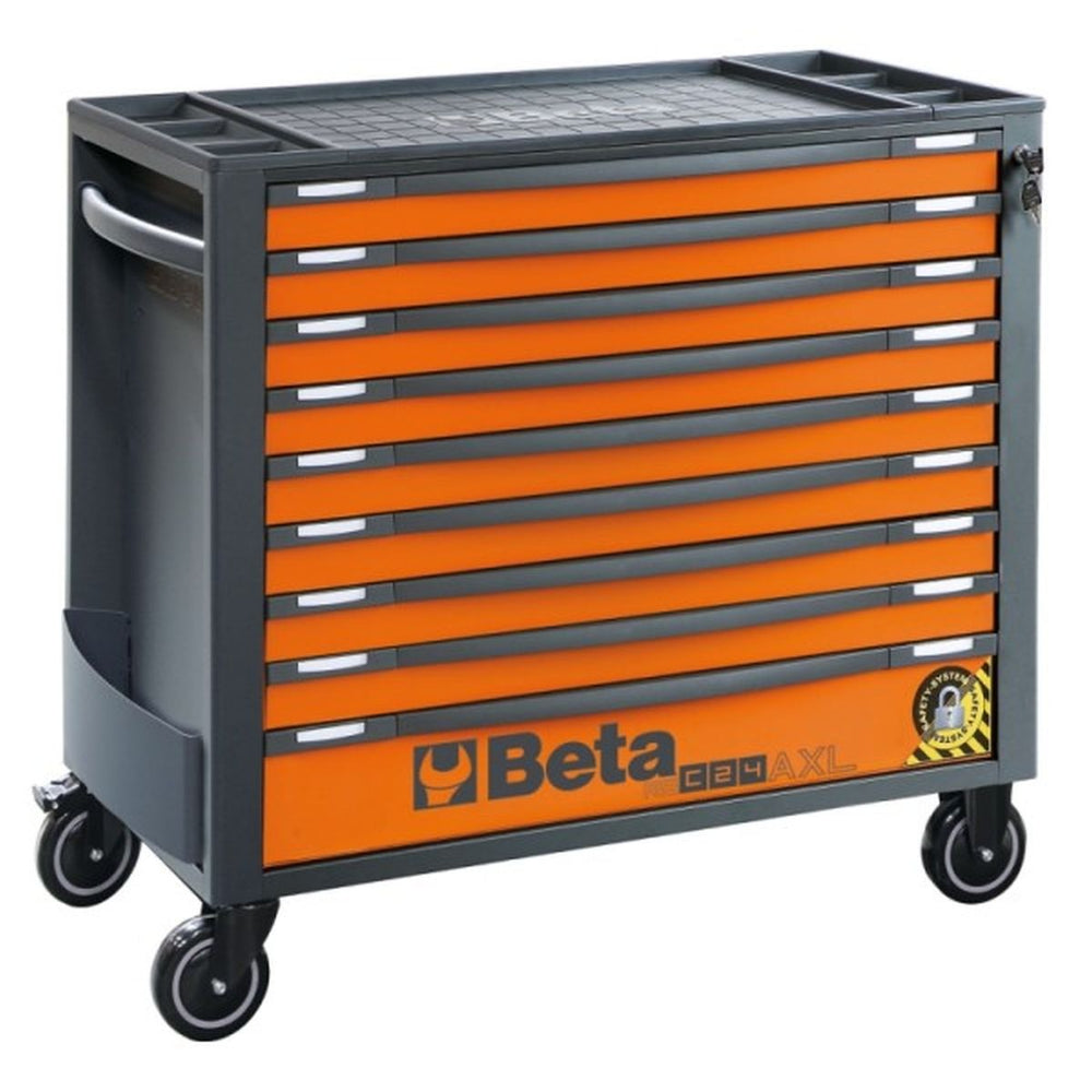 Carro de herramientas Beta 9 cajones, RSC24AXL/9, naranja nuevo — Nuevo