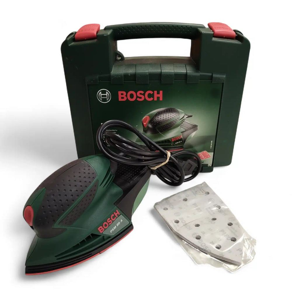 LIJADORA BOSCH PSM 80 A+MALETIN*A ESTRENAR * de segunda mano · Lijadoras — Como nuevo
