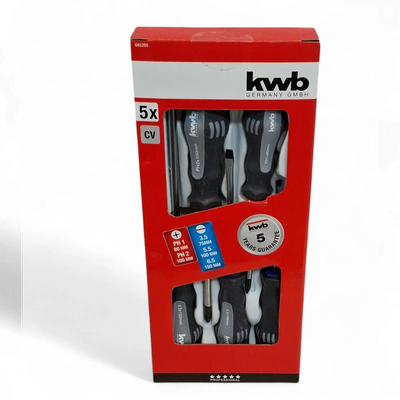 JUEGO DE DESTORNILLADORES 5 PIEZAS KWB A ESTRENAR de segunda mano — Como nuevo