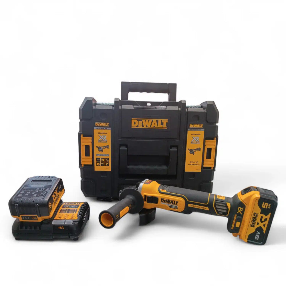 AMOLADORA A BATERIA DEWALT DCG405- MAL-CARG- 2BAT de segunda mano · Amoladoras — Como nuevo