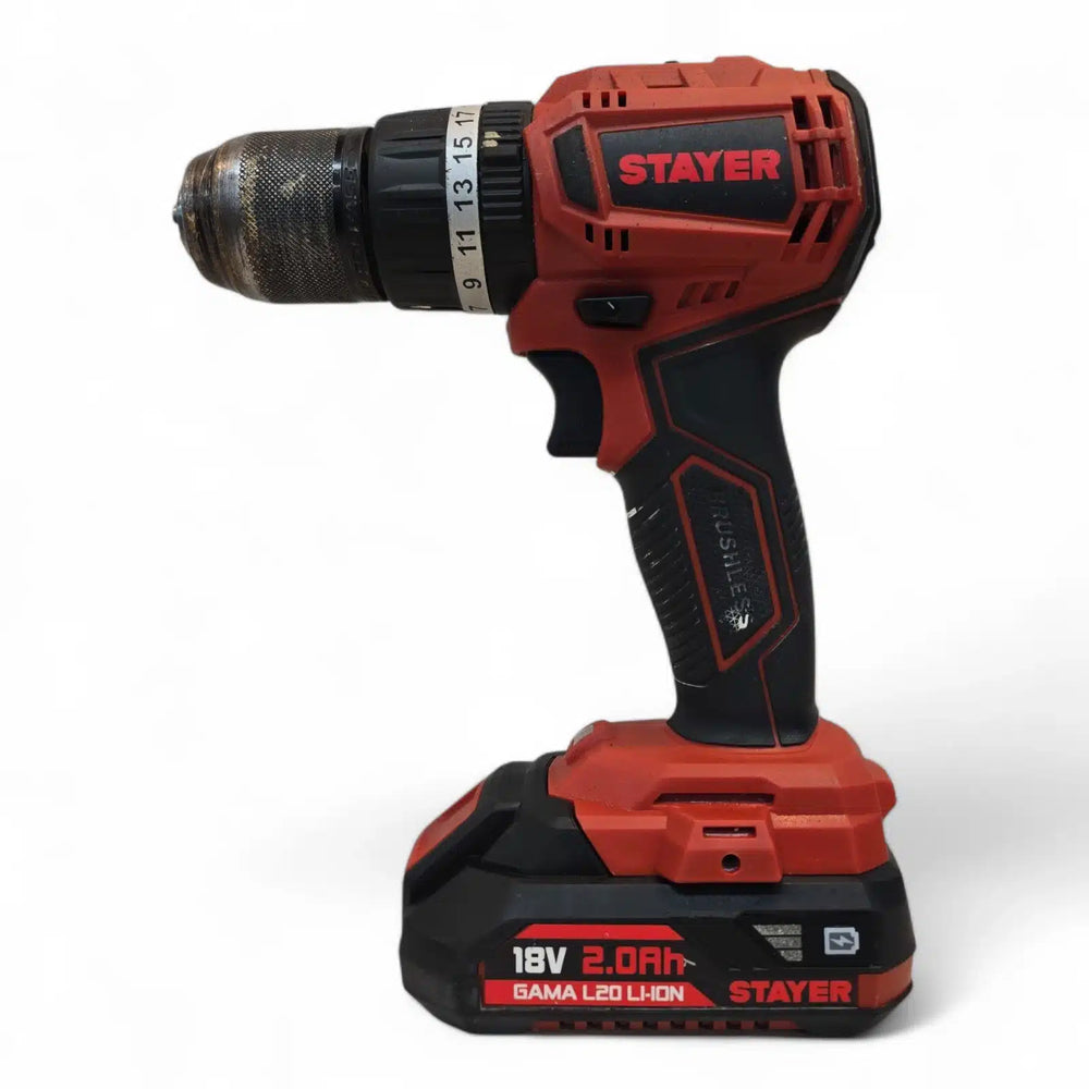 ATORNILLADOR STAYER PBL COMPACT L20 + BATERIA 2.0 AH +CARGADOR de segunda mano · Atornilladores — Bueno