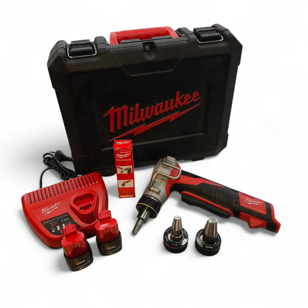 EXPANDIDORA DE TUBOS MILWAUKEE M12 CON MALETIN BATERIAS Y CARGADOR de segunda mano — Como nuevo