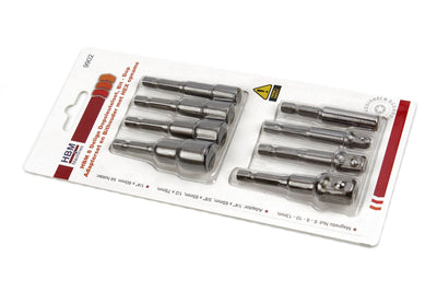 Conjunto de 8 llaves de casquillo HBM, conjunto de adaptadores de bits y portabits con conexión Hex nuevo — Nuevo