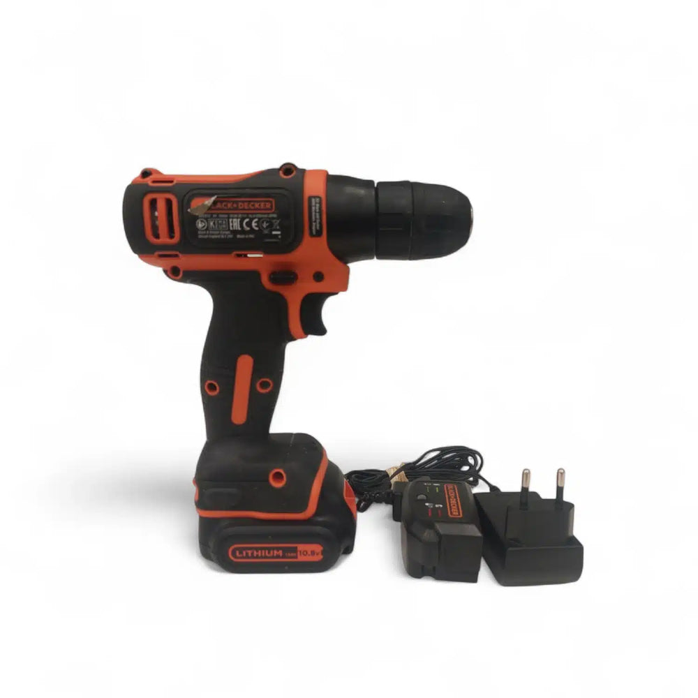ATORNILLADOR BLACK AND DECKER BDCD12 + BATERIA + CARGADOR de segunda mano · Atornilladores — Como nuevo