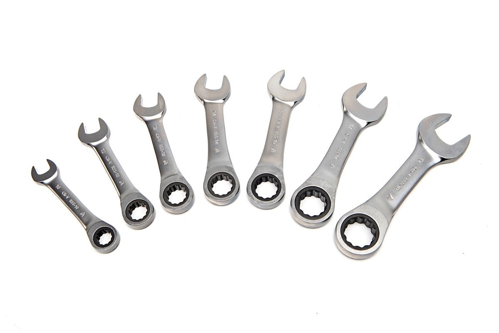 Aok llave de anillo corta profesional de 10 mm - llave de boca nuevo — Nuevo