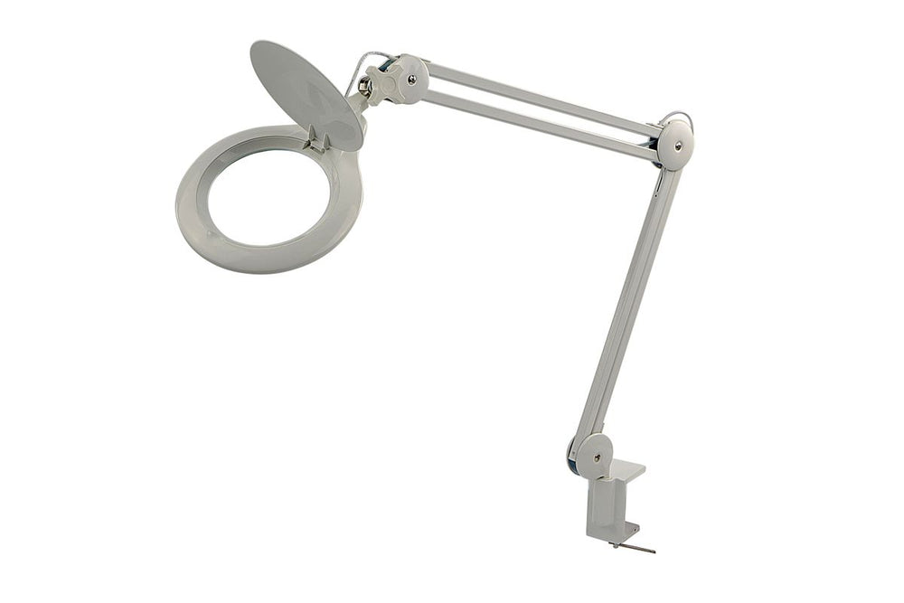 HBM lámpara lupa Led regulable 3800 lúmenes con regulador y abrazadera de mesa nuevo — Nuevo