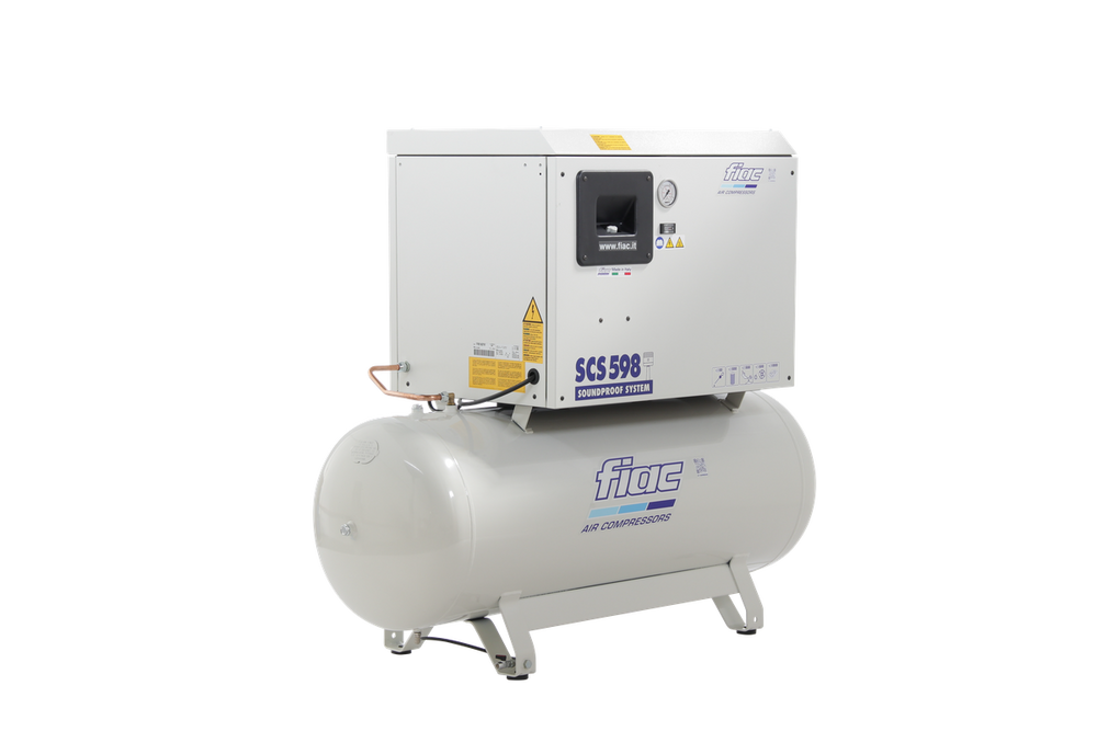 Fiac compresor insonorizado Scs 300lt - AB598 5,5 Hp 300 litros nuevo — Nuevo