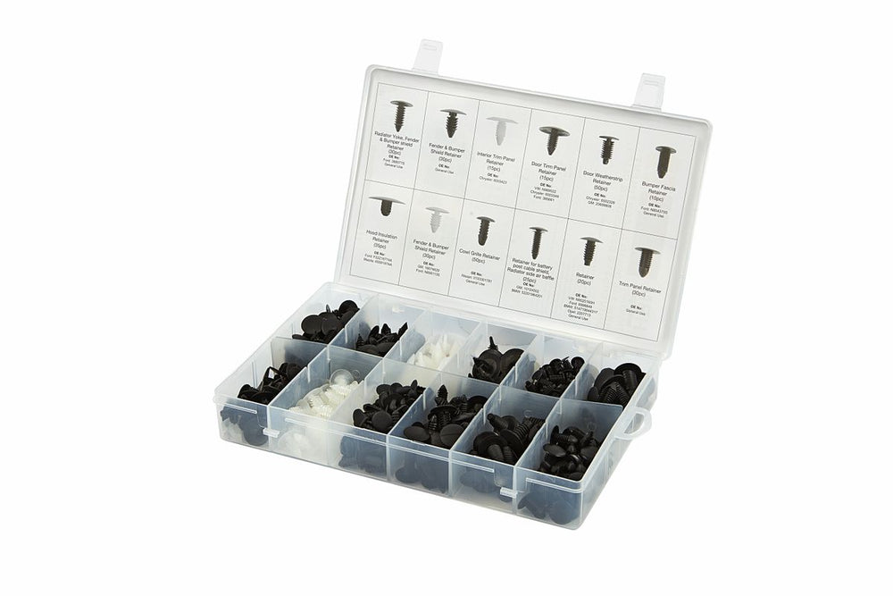 HBM 340 Piezas Asortimento Universal de Clips de Revestimiento nuevo — Nuevo