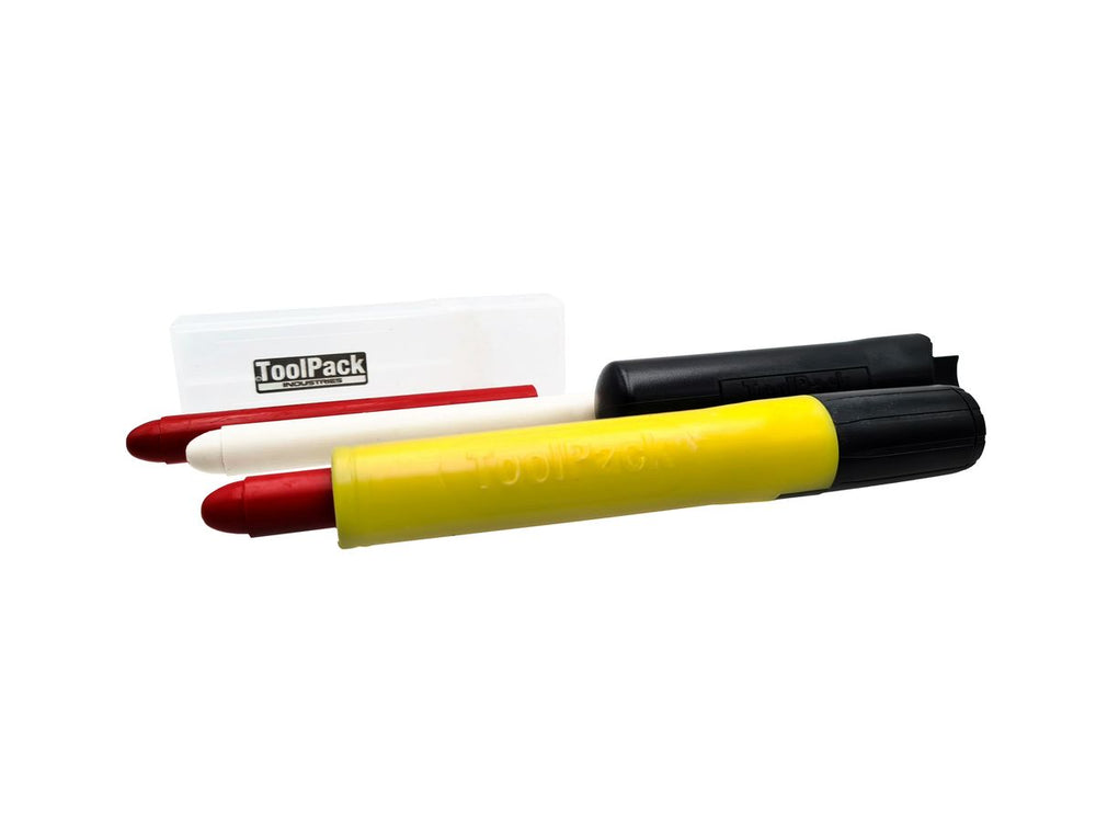 Juego de marcadores ToolPack 2x marcadores rojos & 1x marcador blanco nuevo — Nuevo