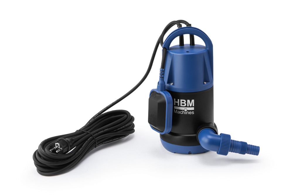 HBM bomba sumergible para aguas sucias 900W 15000 l/h nuevo — Nuevo