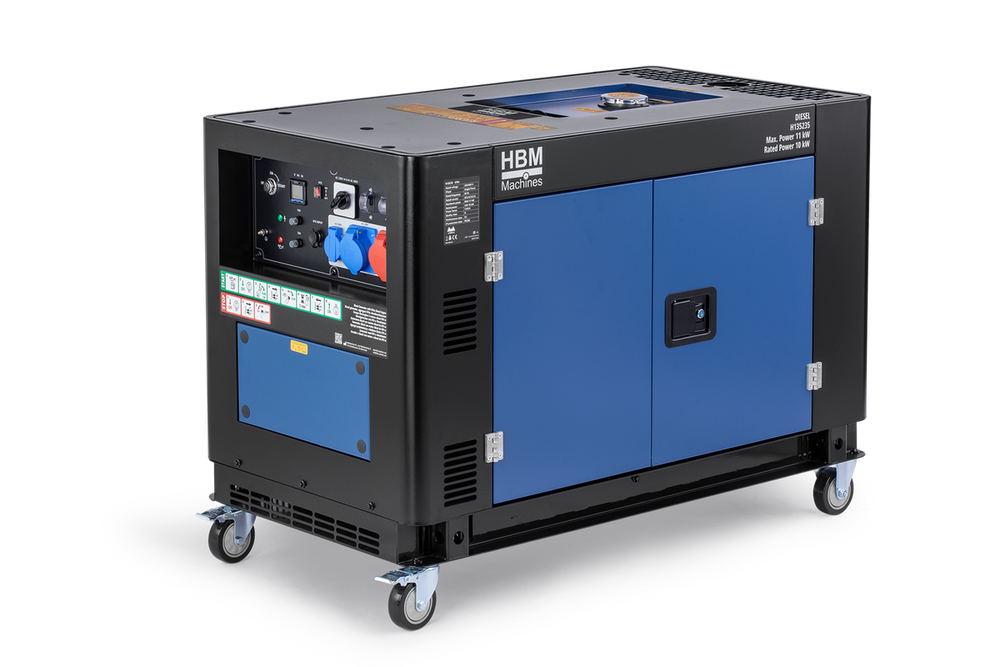 HBM generador diésel con motor diésel de 870 cm³ 230V/400V 11000W nuevo — Nuevo