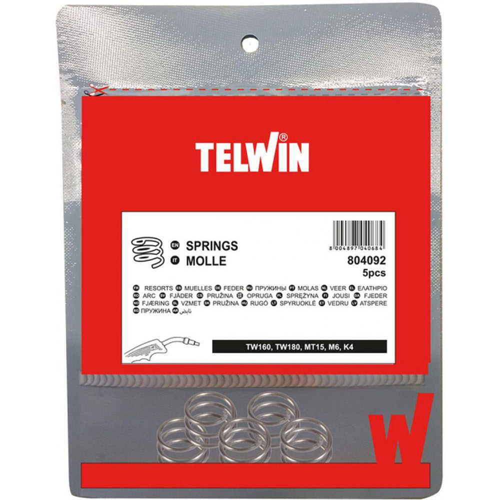 Resorte Telwin para boquilla de gas (5 piezas) nuevo — Nuevo